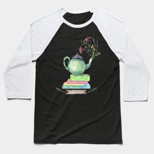 Books & Tea Baseball T-Shirt